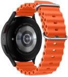 Huawei Watch GT 3 (46 mm) okosóra szíj - F- Design FS01 - narancssárga szilikon szíj (szíj szélesség: 22 mm)