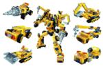 Qman - 6in1 Munkagép robot - lego-kompatibilis építőjáték robot (1417)