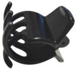 Hair Power fekete hajcsipesz HP204, 4 cm - hairpower