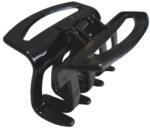 Hair Power fekete hajcsipesz HP203, 6 cm - hairpower