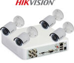 Hikvision KIT 4 Camere video basic, FullHD, 2.8mm, IR 25m, DVR, HIKVISION - KIT4CHA-4B-B