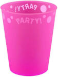 Születésnap Fuchsia Fluorescent, Fukszia pohár, műanyag 250 ml