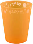 Születésnap Orange, Narancssárga pohár, műanyag 250 ml