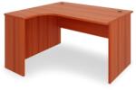 Rauman SimpleOffice ergonomikus asztal 140 x 120 cm, bal, cseresznye