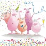 Ambiente Festive pigs papírszalvéta 33x33cm, 20db-os - szep-otthon