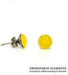 Steeel. hu - Nemesacél ékszer webáruház Jazzy sárga Swarovski® kristályos fülbevaló - Yellow Opal