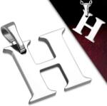 Steeel. hu - Nemesacél ékszer webáruház Ezüst színű, nemesacél "H" betű medál