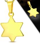 Steeel. hu - Nemesacél ékszer webáruház Arany színű, csillag alakú gravírozható nemesacél medál