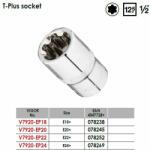 VIGOR Е-вложки torx plus на база 1/2" - от 17.40 лв