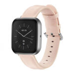 BSTRAP Leather Lux curea pentru Fitbit Versa 3, sand pink (SFI012C07)
