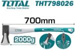 Total tools Брадва с клин за цепене на дърва total tht798026, 2кг. , 700мм (uni-04912)