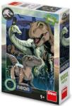 Dino - Puzzle Jurský park - neon - 100 piese