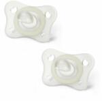 Chicco Силиконова залъгалка Chicco - PhysioForma Mini Soft Lumi, 2-6 m, 2 броя (N0369)