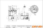 Dr! ve+ filtru combustibil Dr! ve+ DP1110.13. 0122 (DP1110.13.0122)