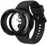 SPIGEN LIQUID AIR ACS03141 Samsung Galaxy Watch 4 Classic (SM-R880) 42mm fekete szilikon óra keret (ACS03141)