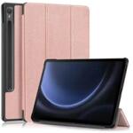Gigapack GP-149333 Samsung Galaxy Tab S9 FE LTE (SM-X516)/WIFI (SM-X510) rózsaarany bőr hatású oldalra nyíló tok (GP-149333)