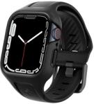 Spigen LIQUID AIR PRO ACS04190 Apple Watch Series 9/Series 8/Series 7 41mm fekete szilikon óra keret (ACS04190)