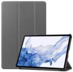 Gigapack GP-147020 Samsung Galaxy Tab S9 LTE (SM-X716)/Galaxy Tab S9 WIFI (SM-X710) szürke bőr hatású oldalra nyíló tok (GP-147020)