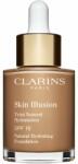 Clarins Skin Illusion Natural Hydrating Foundation озаряващ хидратиращ фон дьо тен SPF 15 цвят 114N Cappuccino 30ml