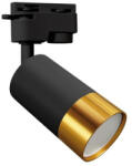 Ledmaster Puzon TRA fekete/arany színű sínre szerelhető lámpa GU10 Ledmaster (LEDM 04088)
