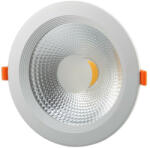 OPTONICA süllyesztett COB LED mélysugárzó lámpatest 30W 2500lm 6000K hideg fehér 145° 3276 (3276)