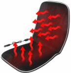 COMPASS Fűthető üléshuzat termosztáttal 12V BLACK MAGIC (04125)