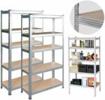 Humberg 2db Fém ipari polcrendszer MDF lapokkal 180x90x40cm - 875kg teherbírás (4812-2)