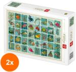 DEICO Set 2 x Puzzle 1000 Piese, Deico, Lumea Acvatica (OTD-2xTOY-77165) Puzzle