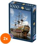 D-Toys Set 2 x Puzzle 1000 Piese D-Toys, Amsterdam (OTD-2xTOY-64288-04) Puzzle
