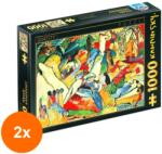 D-Toys Set 2 x Puzzle 1000 Piese D-Toys, Wassily Kandinsky, Sketch for Composition II (OTD-2xTOY-72849-01) Puzzle
