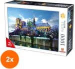DEICO Set 2 x Puzzle 1000 Piese Deico, Notre Dame (OTD-2xTOY-76069) Puzzle