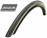Schwalbe One Perf HS462A 622-25 (700x25c) országúti külső gumi (köpeny), defektvédett (RaceGuard), kevlárperemes, Addix, bézs oldalfallal, 230g