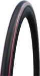 Schwalbe One Perf HS462A 622-25 (700x25c) országúti külső gumi (köpeny), defektvédett (RaceGuard), kevlárperemes, Addix, piros csíkkal, 230g - bikepro - 18 840 Ft