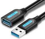 Vention USB-A 3.0/M -> USB-A 3.0/F, (hosszabbító, PVC), 3m, kábel (CBHBI)