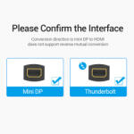 Vention ADAPTER mini DP -> HDMI/F 0.15M (HBCBB) - onlinepatron