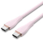 Vention USB-C 2.0/M -> 2*USB-C/M, (5A, szilikon, pink), 1, 5m, kábel (CTMPG) - onlinepatron