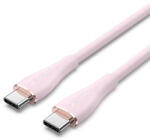 Vention USB-C 2.0/M -> 2*USB-C/M, (5A, szilikon, pink), 1, 5m, kábel (CTMPG)