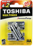 Toshiba alkáli elem AAA/6db