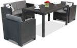 BICA Colorado Apetito 4 Bica technorattán kerti bútorok, antracit (BCCOLAP4ANT)