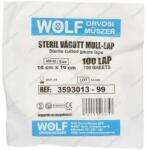  Mull-lap steril vágott 10x10cm x100 WOLF