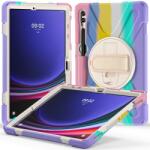  SOLID Husă durabilă pentru Samsung Galaxy Tab S9+ / S10+ RAINBOW