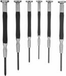 GROSS csavarhúzó készlet precíziós munkákhoz fém gumírozott fogantyúk 6db-os (13346)