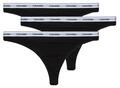 Calvin Klein Jeans Stringek THONG 3PK X3 Fekete EU L