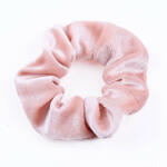  Bársonyos tapintású hajkímélő hajgumi Világos rózsaszín - tok-shop