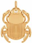 Lilou aranyozott medál Skarabeusz - arany Univerzális méret - answear - 12 990 Ft