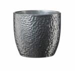 Soendgen Keramik Boston Metallic Sh Silver 27 cm kerámia kaspó