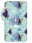 Jerry Fabrics Disney Jégvarázs White Trees gumis lepedő 90*200 cm (JFK034903)