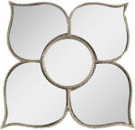 Clayre & Eef Oglinda masa polirasina argintie 21x2x21 cm (62S266)