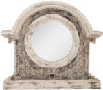 Clayre & Eef Oglinda lemn maro bej antichizat 89x8x82 cm (52S299)