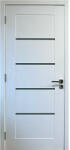 PPlusz Parma fehér színű üveges mdf beltéri ajtó (206* 75 cm) ajándék kilinccsel